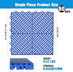 Jocoevol 60-Pcs Interlocking Tile, Non-Slip Heavy-Duty Polypropylene Splicing - Image 2