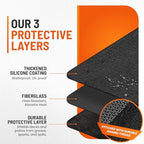 Under Grill Mats for Outdoor Grill Double-Sided Mat for Under Fire Pit Mat the - Image 2