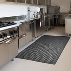 Anti Fatigue Rubber Floor Mat 2 Pack Restaurant Kitchen Mats - Image 2
