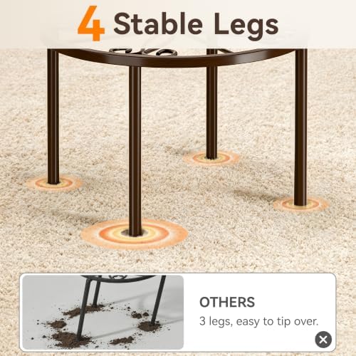 bussdis 1 PCS Plant Stand, -Heavy Duty Metal Stand Decorates Plants, Anti-Rust - Image 4