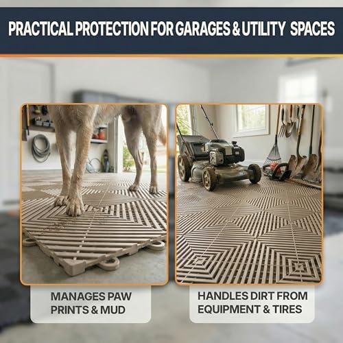 Nitro Tiles Vented by FlooringInc 12" x 12" Interlocking Garage Floor Tiles - Image 6