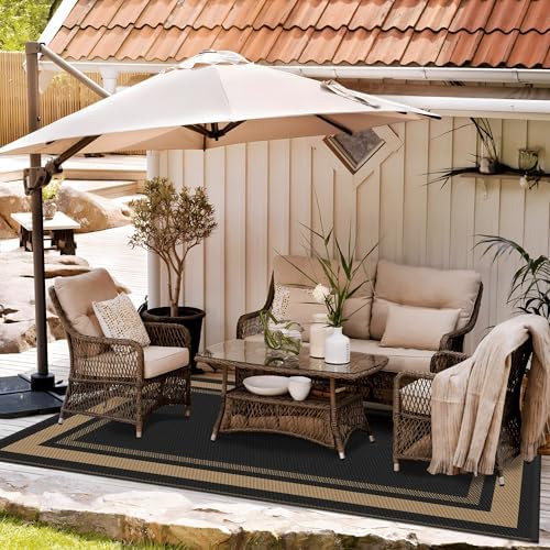 GENIMO Outdoor Rug, Waterproof Plastic Rugs - Image 2