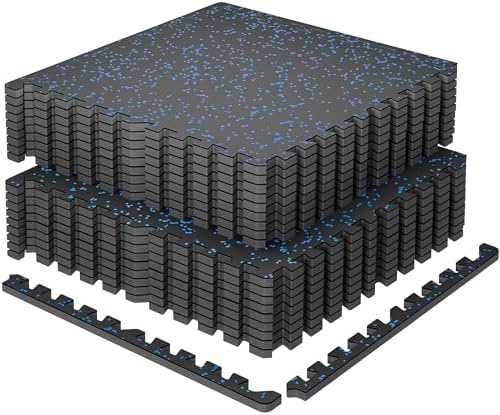SUPERJARE 0.79'' Extra-Thick 18 Pcs 72 Sq Ft Exercise Equipment Mats by SUPERJARE