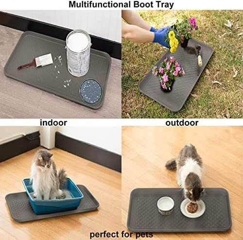 Finorder Boot & Shoe Trays, 2 Pack - Image 3