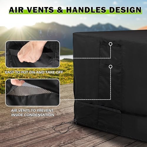 Bar Height Patio Set Square Cover 65in - Image 4