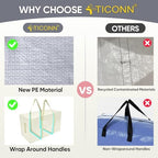 TICONN 2 Pack Extra Large Moving Bags Heavy Duty - Image 4