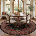 RELEANY Washable Area Rug, Round 7ft by RELEANY