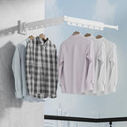 wall Mounted Clothes Drying Folding Hanger Rack - Image 4