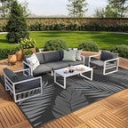 GENIMO Outdoor Rug, Waterproof Plastic Rugs 9'x18' - Image 4