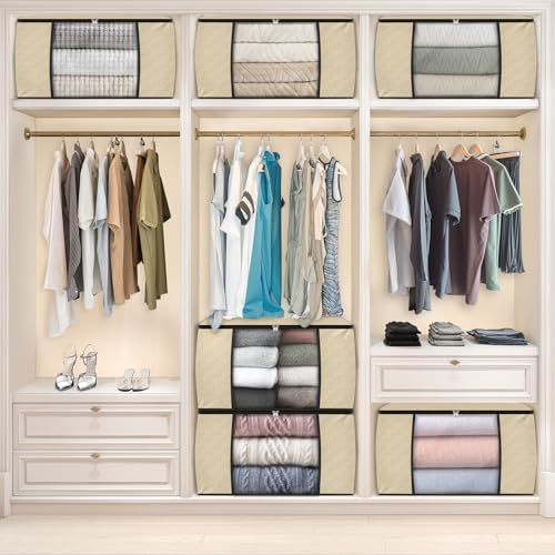Fab totes 8 Pack Storage Bags for Clothes Blanket Storage Bins - Image 6