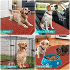 OLANLY Dog Door Mat for Muddy Paws 48x30, Super Absorbent Chenille Mud Mat - Image 7