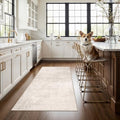 Washable 3x5 Kitchen Area Rug: Non-Slip Abstract Water-Resistant Entryway by HYHAOYUNLAI