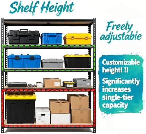 5-Tier Garage Storage Shelving - Image 4
