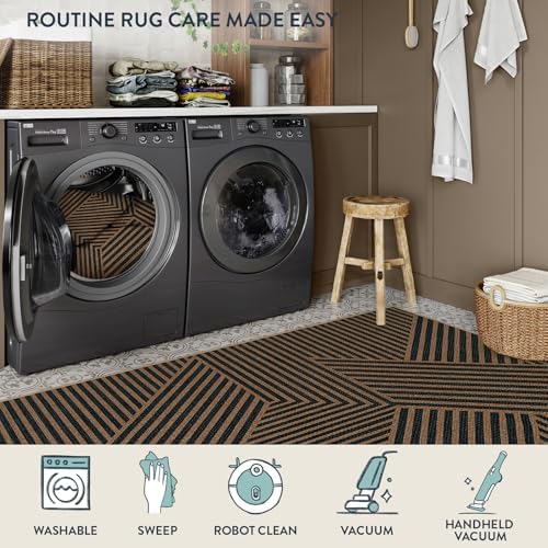 Lahome Geometric Easy Jute Outdoor Rug 5x7 - Image 4