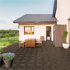 Topeakmart 27PCS Interlocking Deck Tiles 12x12 Patio Flooring - Image 7