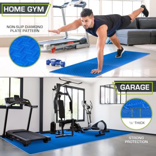 ProsourceFit Exercise Puzzle Mat ½-inch, EVA Interlocking Foam Floor Tiles - Image 3