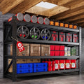 75” Wide Heavy Duty Metal Garage Shelving, Adjustable Storage Shelf by AFAIF