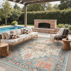 GENIMO Indoor Outdoor Rug, Washable by GENIMO