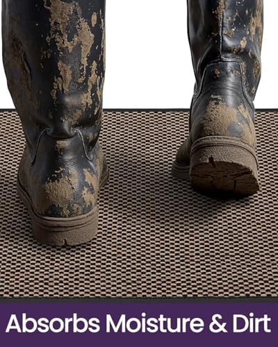 DEXI Ultra Thin Indoor Door Mat 36x56, Entrance Doormats - Image 5