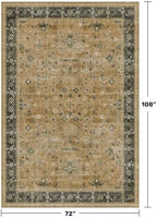 Vintage 6x9 Rug for Living Room - Image 2