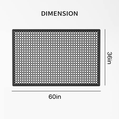 ROVSUN Rubber Floor Mat with Holes, - Image 7