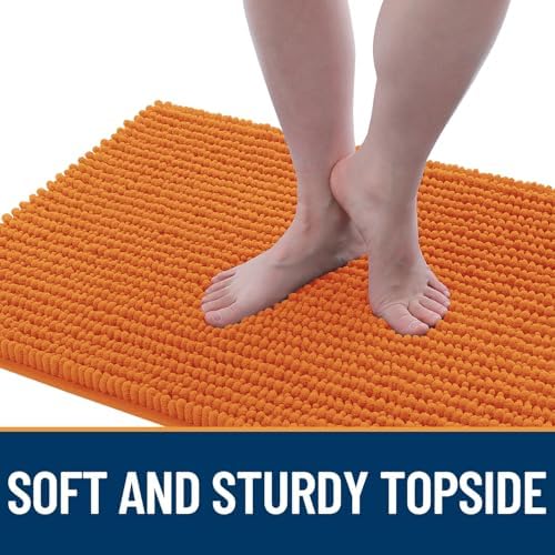 OLANLY Dog Door Mat for Muddy Paws 44x24, Extra Absorbent Chenille Mud Mat - Image 3
