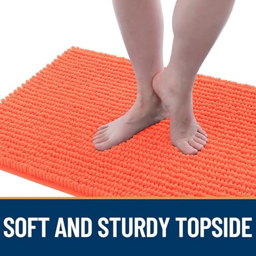 OLANLY Dog Door Mat for Muddy Paws 59x20, Extra Absorbent Chenille Mud Mat - Image 3