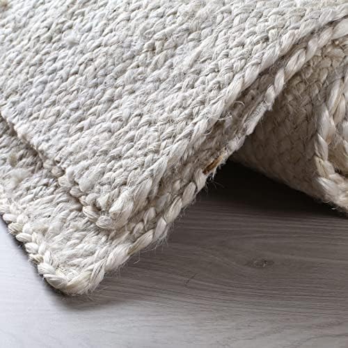 Hausattire Hand Woven Jute Braided Runner, 2x6 ft - Image 6