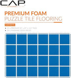 CAP Puzzle Exercise Mats | 1/2” Thick EVA Interlocking Foam Tiles - Image 2