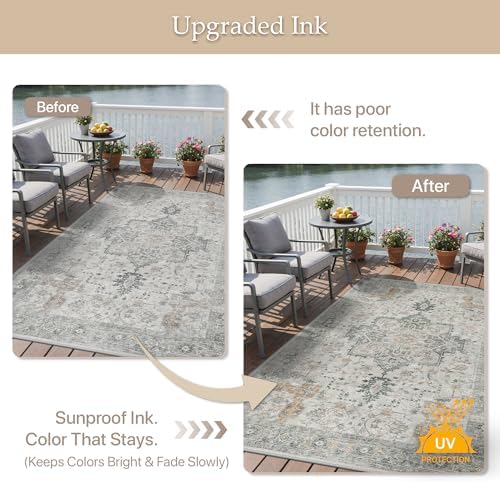 GENIMO Indoor Outdoor Rug, Washable - Image 5