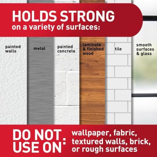 Command 5 lb Large Utility Hooks, 7 Hooks and 12 Strips, Damage-Free Hanging - Image 4