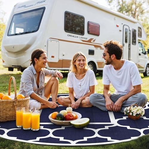 GENIMO Outdoor Rug, Waterproof Plastic Rugs - Image 3