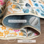 Colorful Floral Entry Rug - Image 3