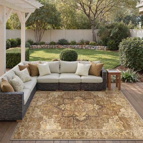 GENIMO Indoor Outdoor Rug, Washable - Image 6
