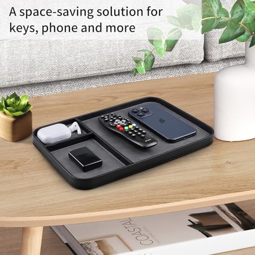 SENEN Leather Tray, Stylish and Organized Multifunctional Tray, - Image 2