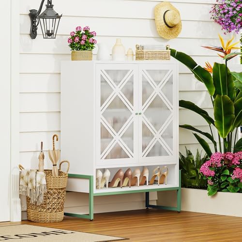 Outdoor Storage Cabinet, Heavy-Duty Metal Patio Cabinet - Image 3