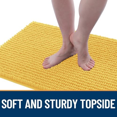 OLANLY Dog Door Mat for Muddy Paws 44x24, Extra Absorbent Chenille Mud Mat - Image 3