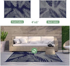 GENIMO Outdoor Rug, Waterproof Plastic Rugs - Image 2