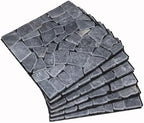 DIY Stone Tile Deck Tile, Durable Patio Garden Interlocking Decking12 6PCS by Unknown