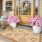 3x5 Floral Entry Rug - Image 4