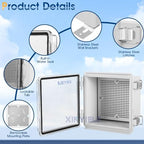 Waterproof Outdoor Project ABS Plastic Junction Box IP67 Weatherproof Dustproof - Image 3