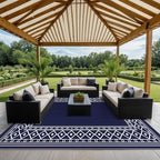 GENIMO Outdoor Rug, Waterproof Plastic Rugs 10'x14' - Image 3