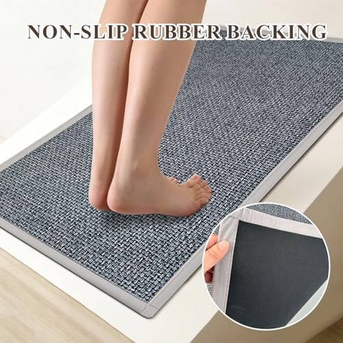 Braided Doormat Grey 24"x35" - Image 6