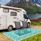 GENIMO Outdoor Rug, Waterproof Plastic Rugs - Image 4
