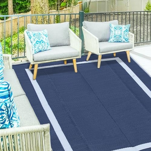 Ogrmar 5x8 FT Reversible Mats, Outdoor Rug by Ogrmar