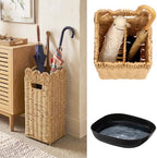 Scalloped Rattan Umbrella Stand by Ferrochef