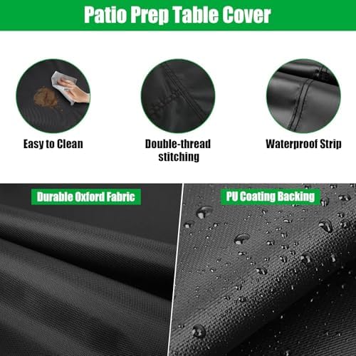 36 Inch Outdoor Prep Table Cover - Image 3