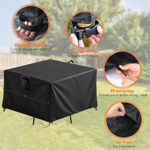 Outdoor Table Cover for 42 Inch Patio Bar Height Table - Image 5