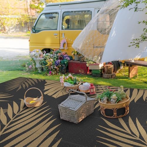 GENIMO Outdoor Rug, Waterproof Plastic Rugs 8'x16' - Image 3