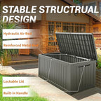 Outdoor Storage Box Waterproof, 280 Gallon Deck Box - Image 4